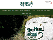 Tablet Screenshot of hiltonheadnational.com